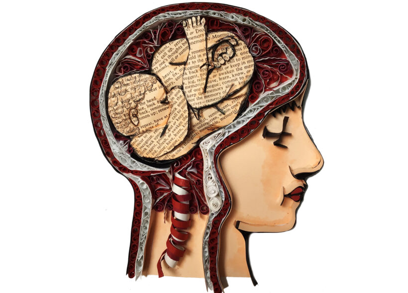 Art from the Margins. Felicity Clarke. Lifting the Veil on the Unseen – A Textile Interpretation of the Mind