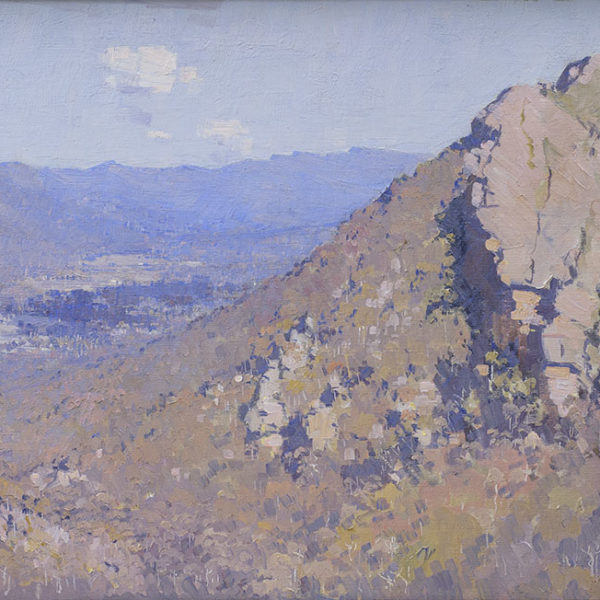 Arthur Streeton View up the valley 1920