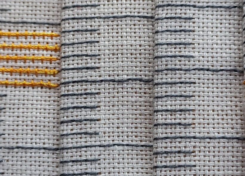 Deidre-Robb-Time-well-spent-2023-Textiles-cotton-thread-metallic-thread.-Photograph-courtesy-of-artist.