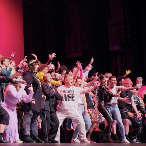 Performance image from Sydney Gay & Lesbian Choir’s concert Back to the 80s