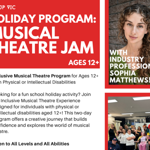 ActUp Vic October Holiday Program Musical Theatre Jam