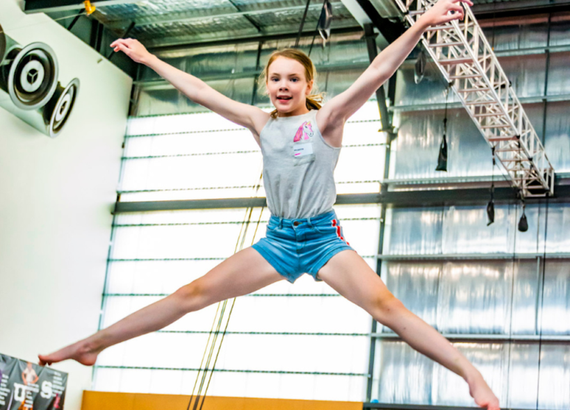 Image of young acrobat