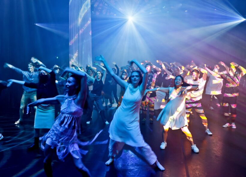 group of people dancing