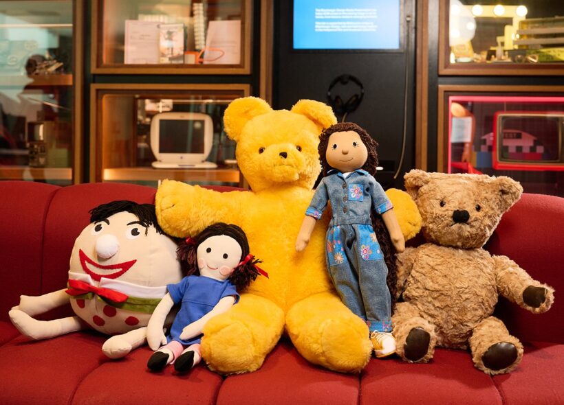 A photo of Play School toys.