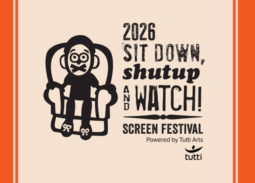 Sit Down Shutup and Watch Screen Festival logo. Text below reads: 'Nuriootpa, 22-24 October 2026.